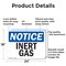 Signmission Inert Gas OSHA Notice Sign, Aluminum, 24in W x 18in L, 2PK OS-2PACK-NS-A-1824-L-13696 - alternate 2
